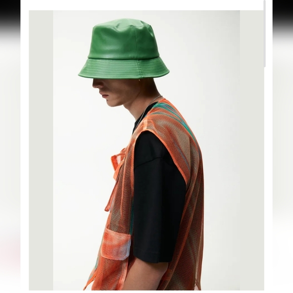 STRUCTURED MESH VEST ZARA Orange - Picture 12 of 15